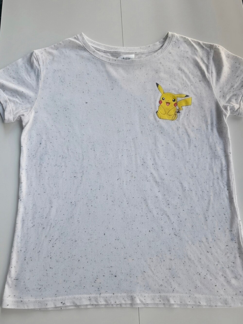 Pokémon Pikachu Speckled Graphic Scoop Neck Tee